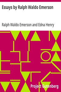 Essays: First Series